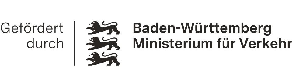 Logo gefördert durch Ministerium für Verkehr Baden-Württemberg