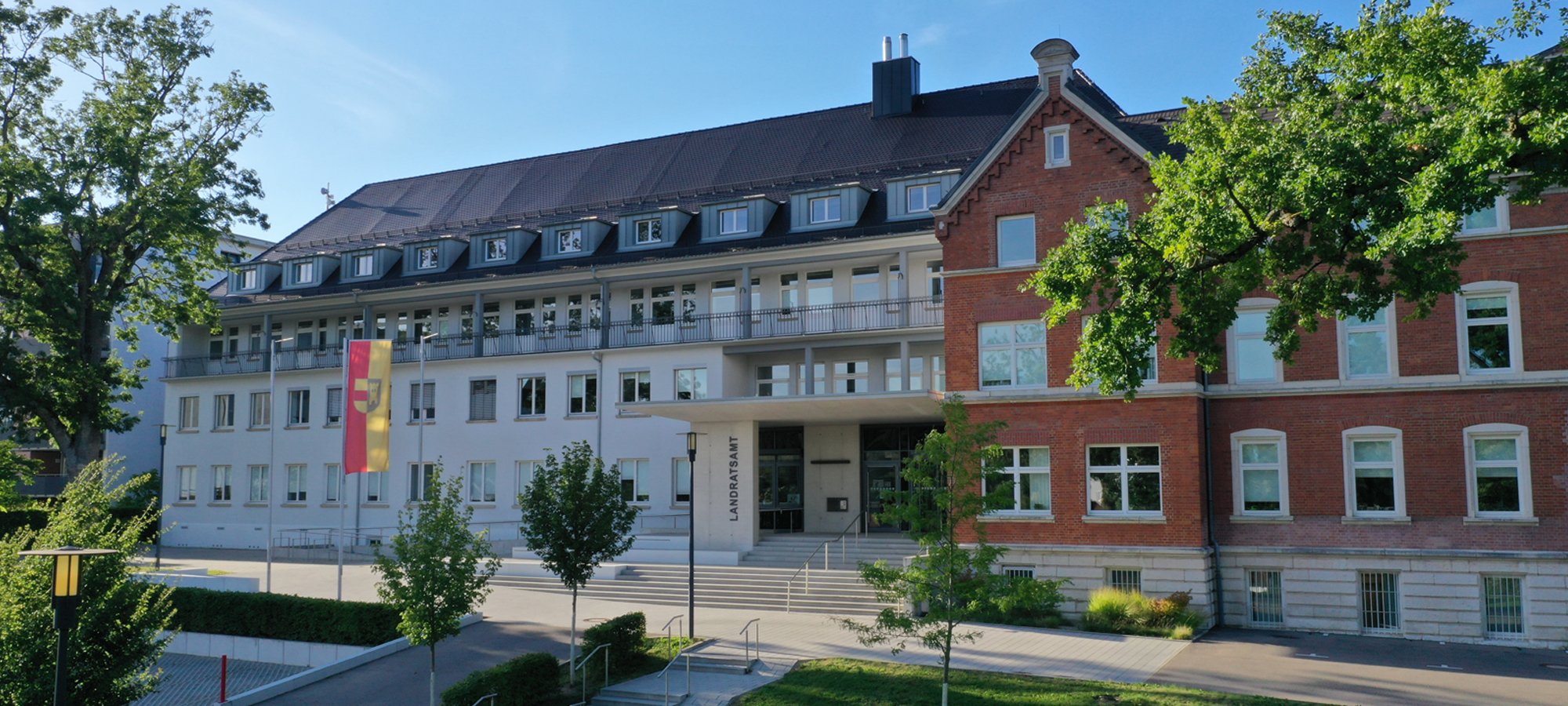 Haupteingang des Landratsamtes Heidenheim